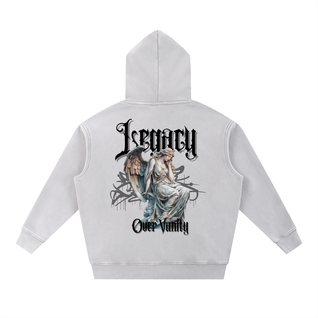 Snow Wash Fleece Oversize Hoodie
