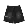 Sun Fade Raw Edge Cotton Shorts