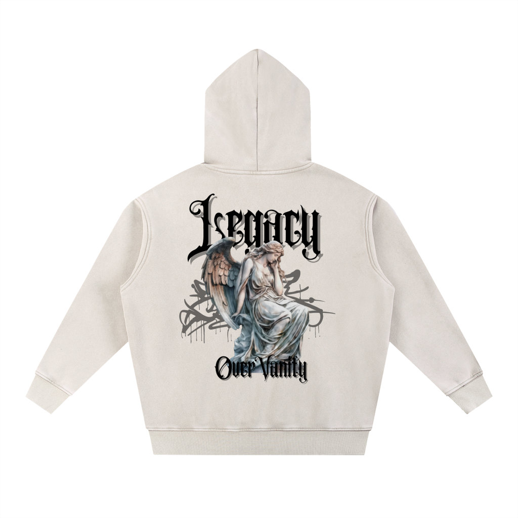 Snow Wash Fleece Oversize Hoodie